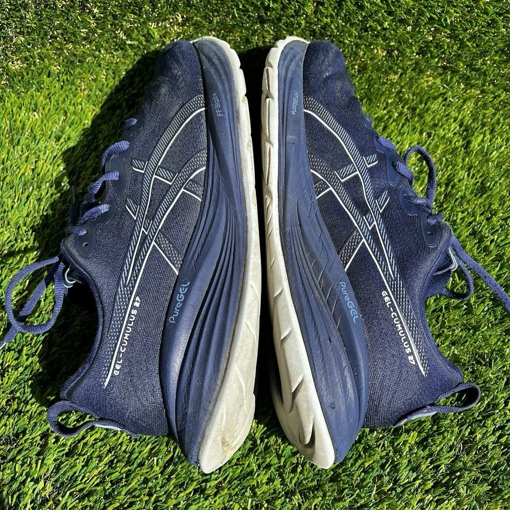 Asics Shoes Men Size 11.5 Gel-Cumulus 27 Med 'INDIGO BLUE/COOL GREY' Running
